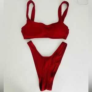 Aerie High Leg Bikini Set